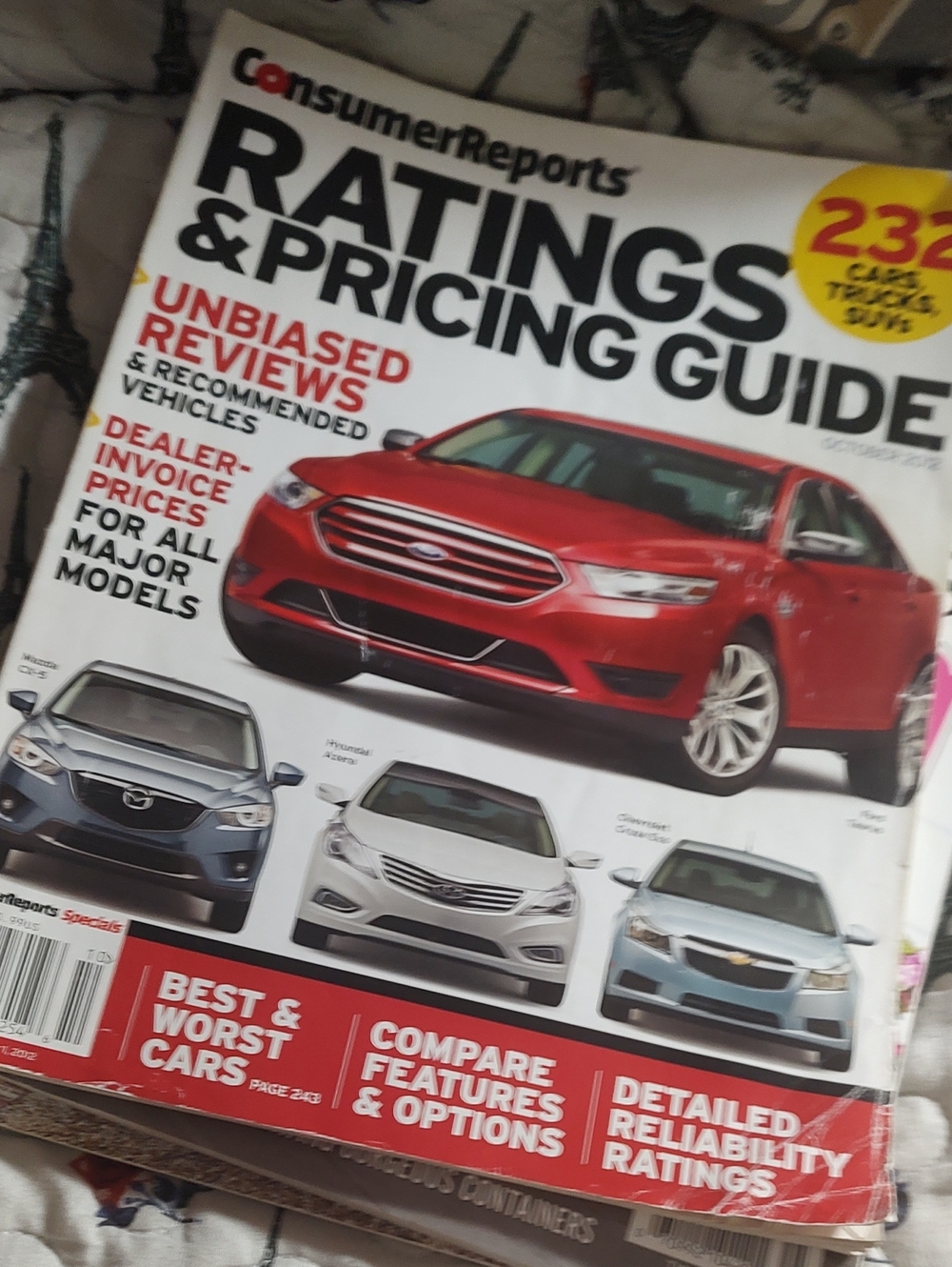 Ratings & Pricing Guide - Red Cover